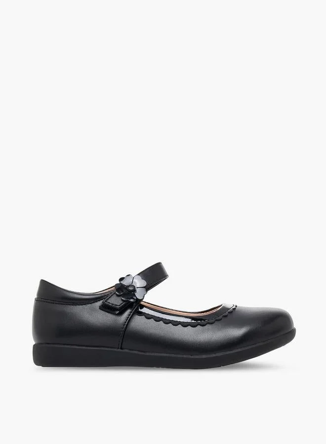 Flora Bella By Shoexpress Girls Hook & Loop School Shoes