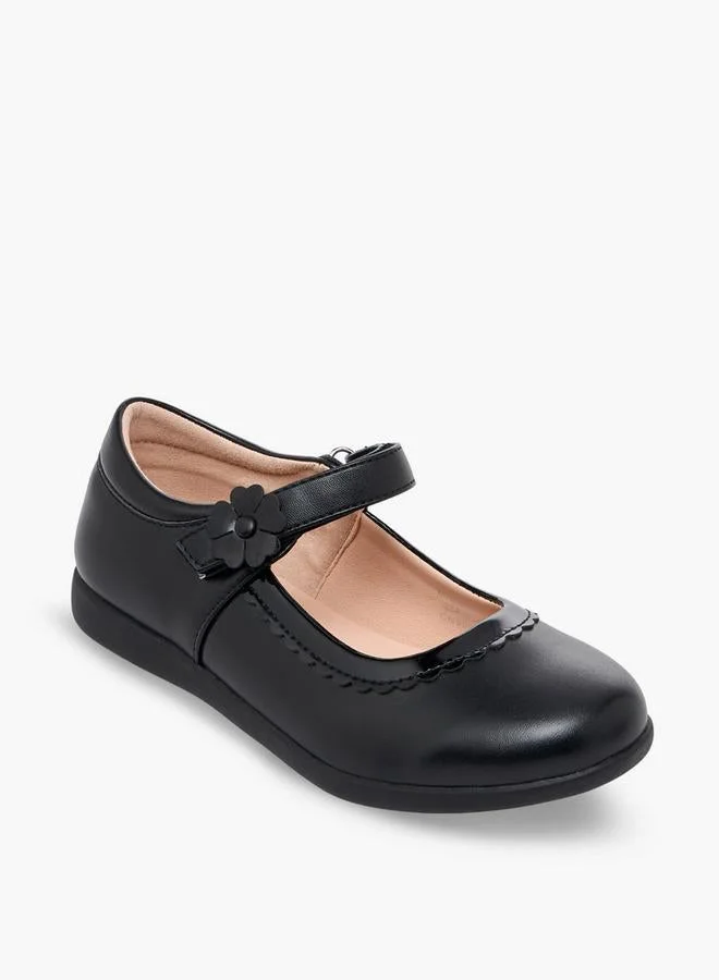 Flora Bella By Shoexpress Girls Hook & Loop School Shoes