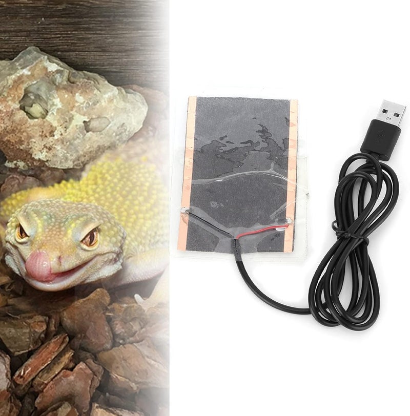 وسادة تدفئة للزواحف، فيلم تدفئة USB بدرجة حرارة 45˚C، وسادة تدفئة مصنوعة من ألياف الكربون للاستخدام المنزلي أو في الهواء الطلق يوميًا - Image 3