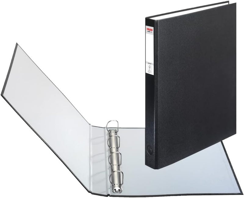 Fitto Level File 1 PC with 4 Holes, 34cm x 25cm, Black for Home and Office Use - Image 3