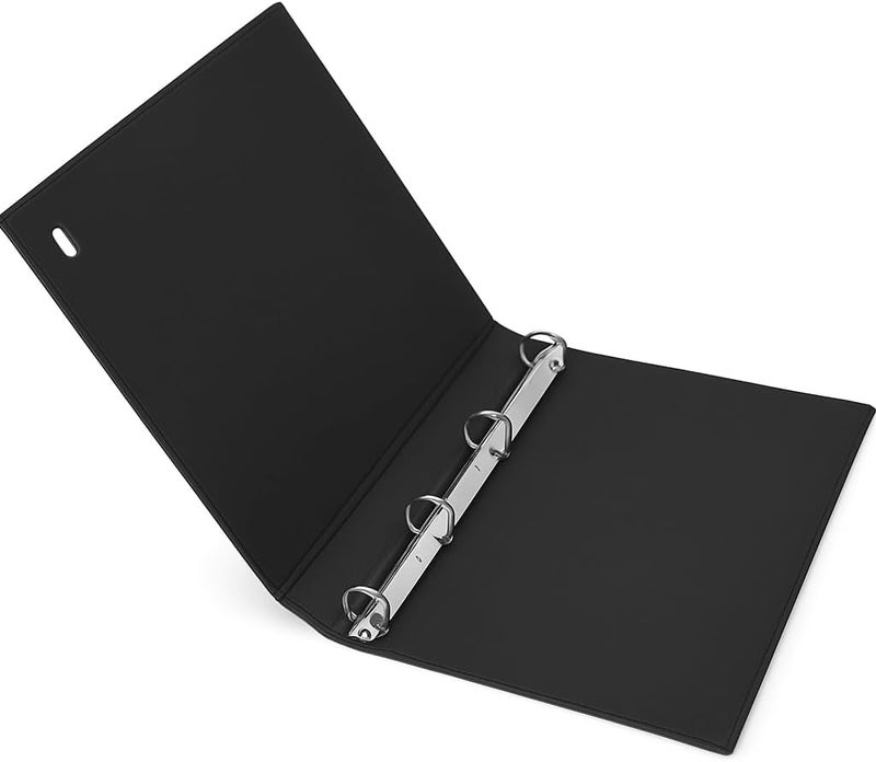 Fitto Level File 1 PC with 4 Holes, 34cm x 25cm, Black for Home and Office Use - Image 2