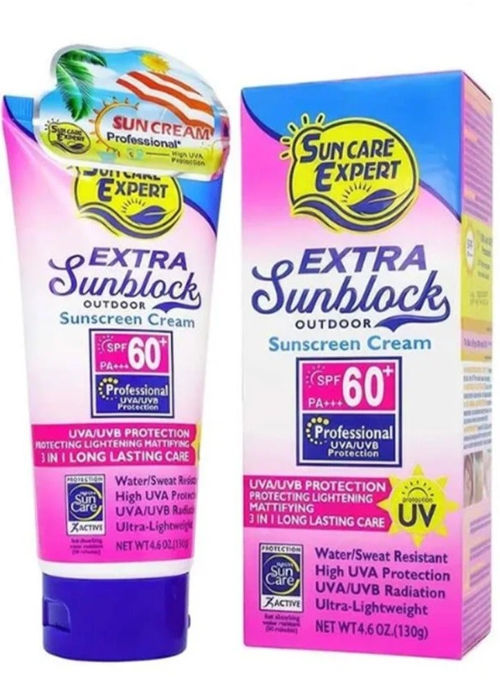 Sun Care Expert Extra Sunblock Sunscreen Cream 130 Gm 