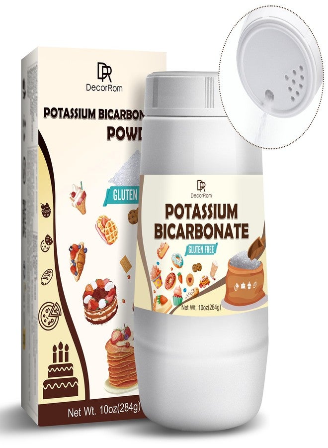 DecorRom Potassium Bicarbonate 10oz - 100% Pure Potassium Bicarbonate Powder for Plants, Cakes, Wine Making, Leavening - Food Grade Potassium Bicarbonate Powder Leavening Agent for Baking, Cookies, Snacks - Image 1