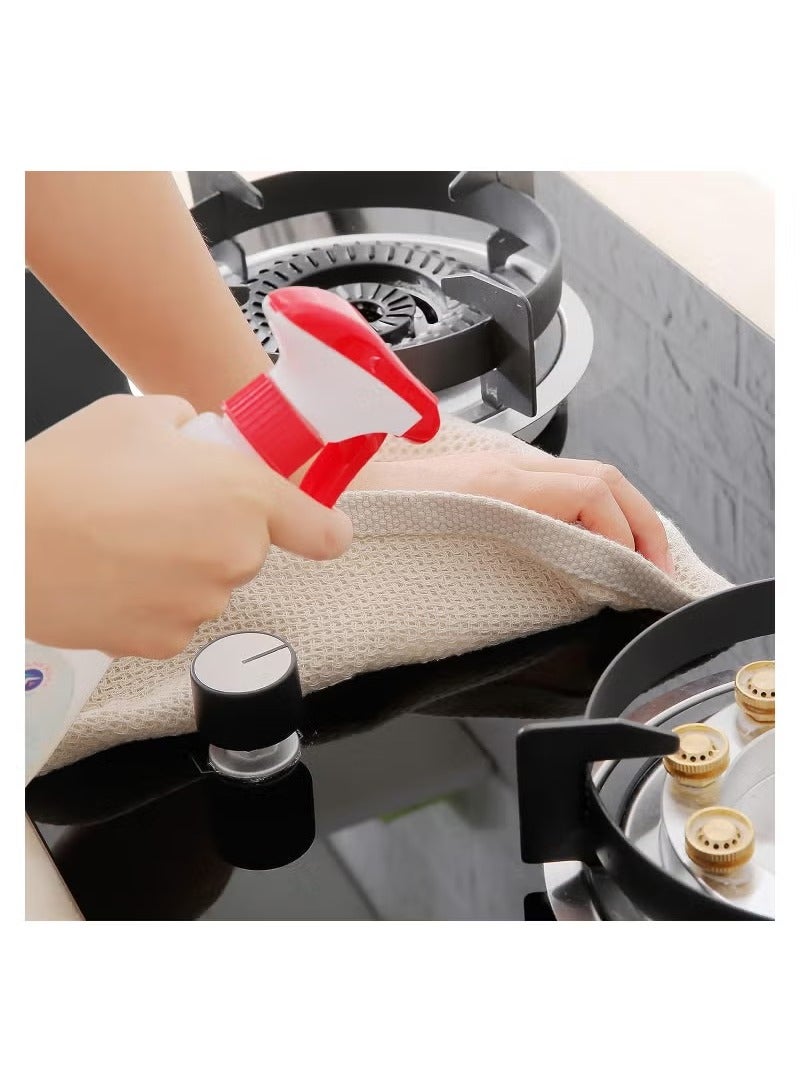 ٦ قطع من مناشف المطبخ القطنية بنسيج الوافل، ناعمة جدًا وذات امتصاص عالي وتجف بسرعة، بحجم ١٣×١٣ إنش - Image 5