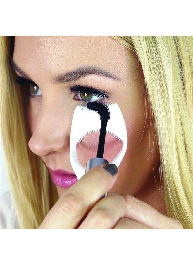 Woosh Beauty, The Mascara Shield, Protects Eyelids from Mascara Smudges, Eyebrow & Eyelash Comb, No More Clumps, Lengthening & Curling  - Image 3