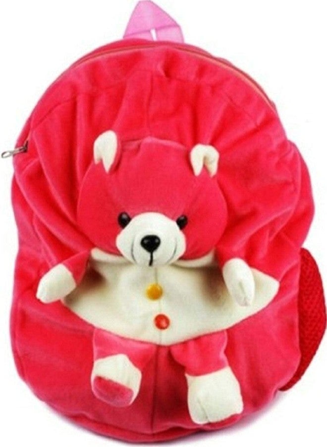 Naturex Soft Toys Kids School Bag Appu Cartoon Animal Bags With Pocket for Kids, Girls, Boys, 1-7 Years (Pink) - Image 2