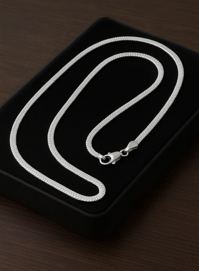 Lazychunks® Stainless steel Rice,Rope,Cubon,Curb,Glide,Bone Pattern Chains | Fashion Jewellery for Gents & Boys | Stylish Necklace chain For Men Boys Love Gifts Mens Jewellery - Image 3