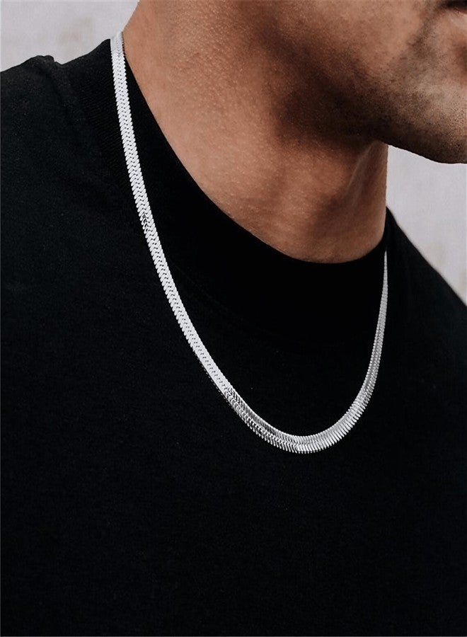 Lazychunks® Stainless steel Rice,Rope,Cubon,Curb,Glide,Bone Pattern Chains | Fashion Jewellery for Gents & Boys | Stylish Necklace chain For Men Boys Love Gifts Mens Jewellery - Image 5