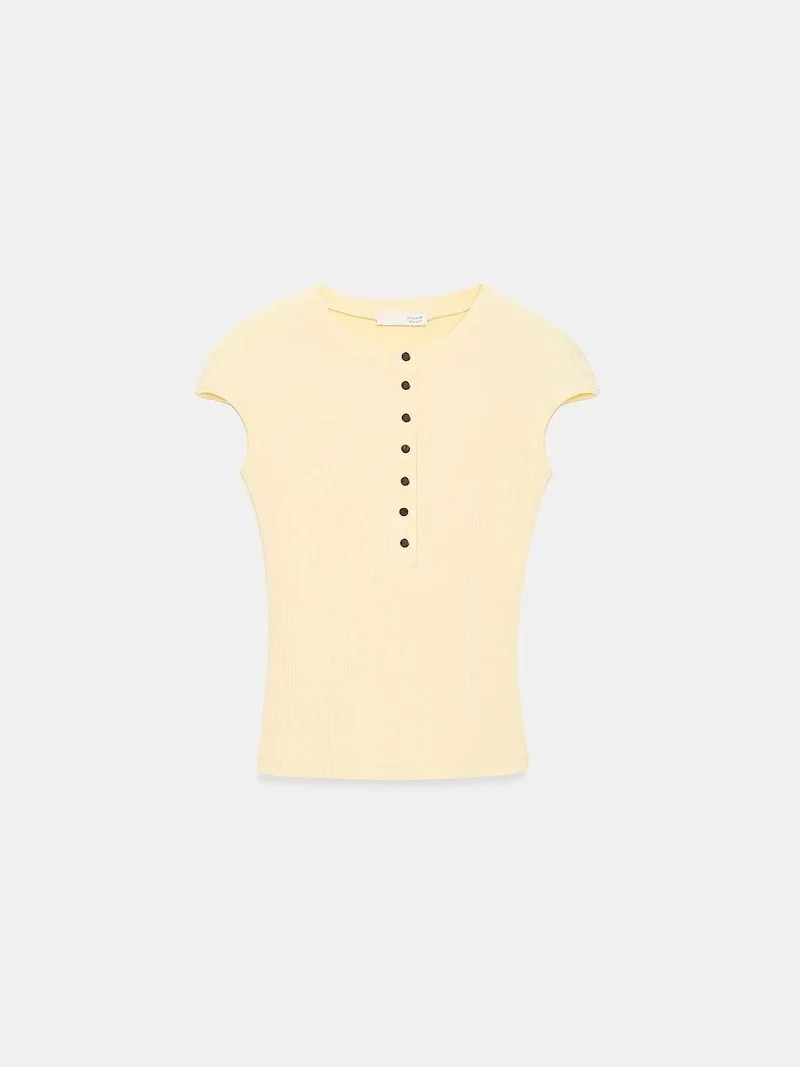 Dilvin DILVIN Fitted Cotton Jersey Crew Neck T-Shirt