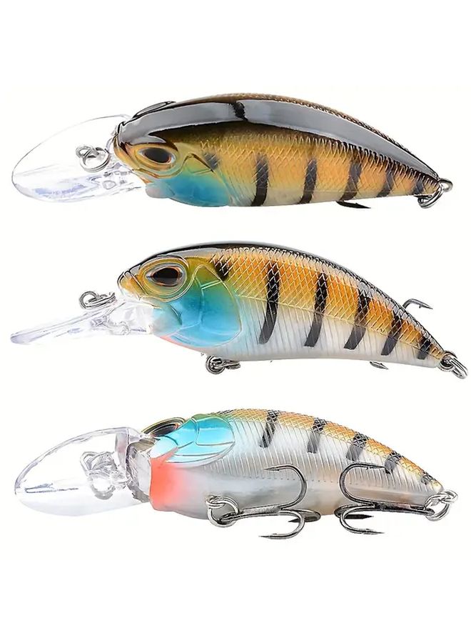 New Rock Float Water Lure Transparent Color 1 Piece Set Fat Man 14.5g 3.54inch Hard Bait Fishing - Image 5