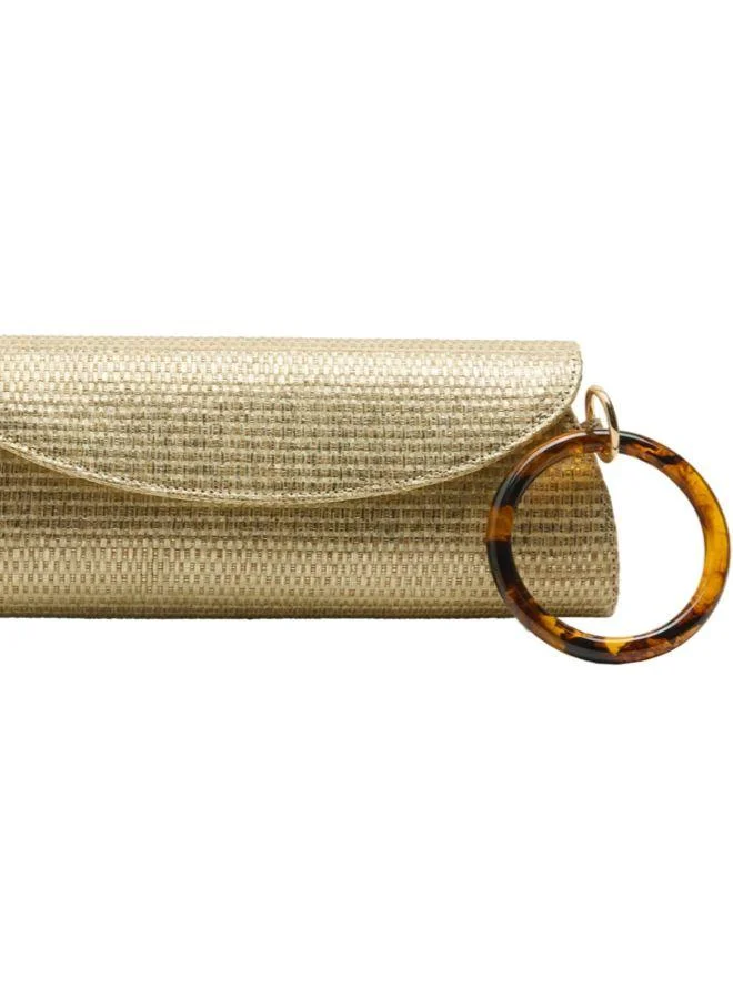 PARFOIS Handbag With Straw Effect And Flap