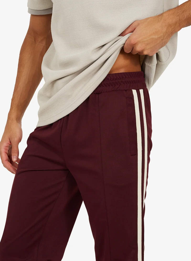 Brave Soul  Stripe Detail Oversized Joggers for Men | Best Price UAE