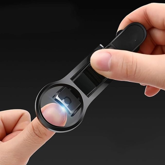 BIRZAR Magnifying Nail Cutter with 3X Zoom Lens Precision Nail Clipper with Enhanced Visibility for Fingernails Toenails Stainless Steel Professional Nail Care Tool for Seniors Adults - Image 4