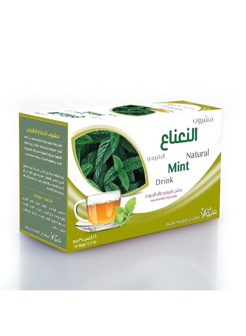 مشروب النعناع الطبيعي