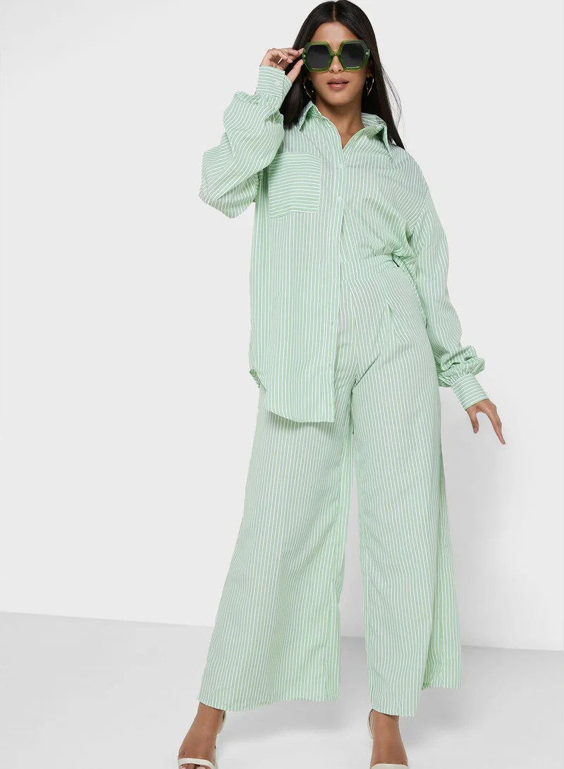 ELLA Stripe Flared Pants
