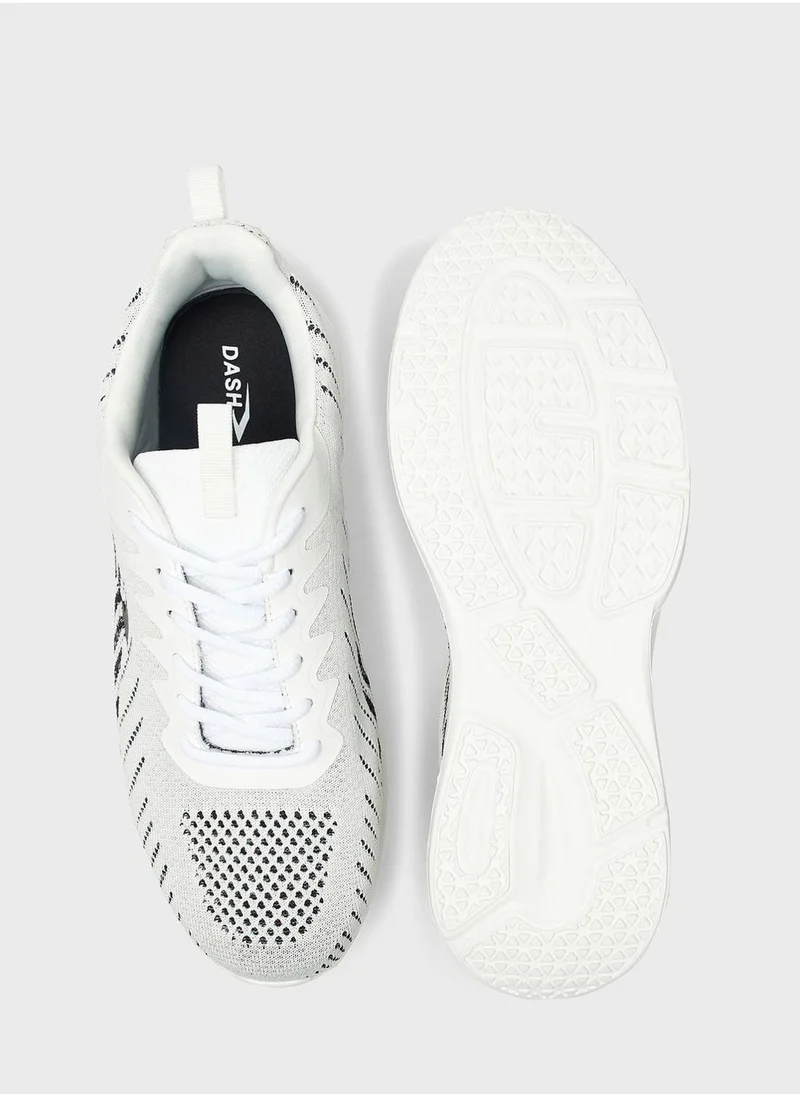 داش Lace Up Low Top Sneakers
