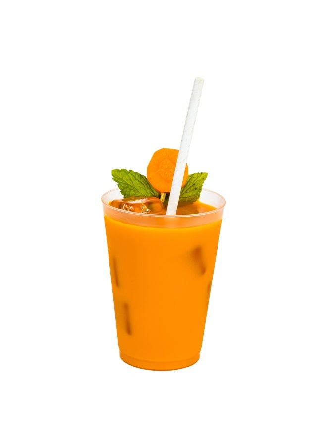 Restaurantware Durable Paper Straws, Paper Drinking Straws - White - For Holidays, Birthdays, Weddings, Showers or Everyday - 7.8" - 1000ct Box  - Image 2