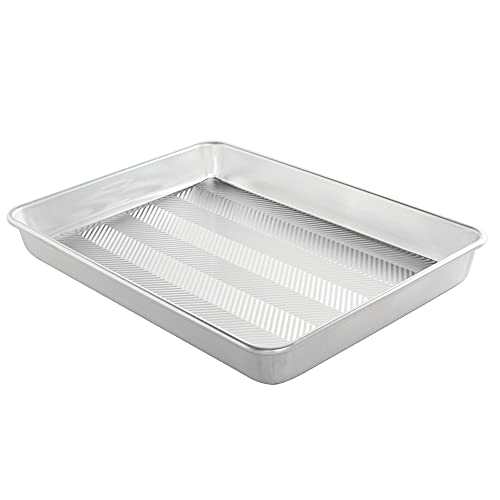 NORDIC WARE نوردك وير بريزم صينية كيك عالية الحواف، 1 عبوة، طبيعي - Image 1