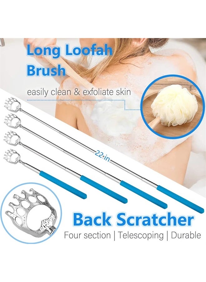 Phantawell - 6PC Hip Kit, Hip Replacement Kit After Surgery,Hip Kit for Seniors Total Hip Replacement Prime-Grabber, Sock Aid,Shoehorn&Dressing Stick,Leg Strip,Back Scratcher,Bath Loofah, Hip Kit with Leg Lifter - Image 1