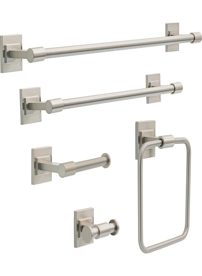Delta Faucet McLaren (1-Pack) 24" Bathroom Towel Rack/Bar, SpotShield Brushed Nickel, Wall Mounted MCL24-BN - Image 3