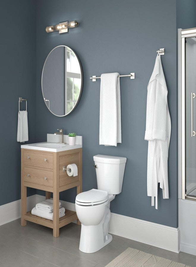 Delta Faucet McLaren (1-Pack) 24" Bathroom Towel Rack/Bar, SpotShield Brushed Nickel, Wall Mounted MCL24-BN - Image 5