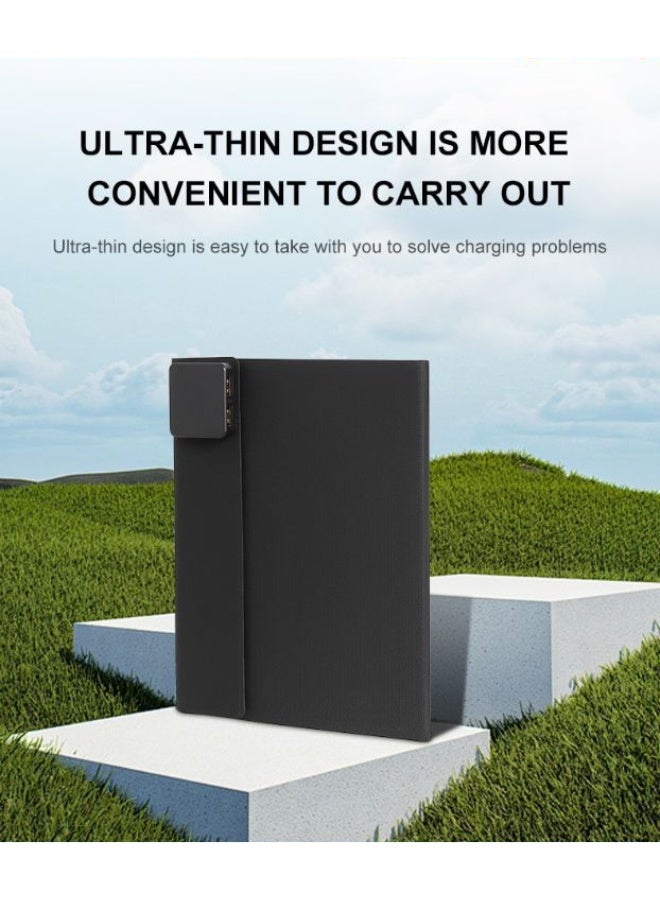 Generic 25W Solar Panel Foldable Charger for Outdoor Travel – Fast Charging Port, Monocrystalline Efficiency up to 27%, Ultra-Thin Design, USB Compatible with Phones & Laptops  - Image 5
