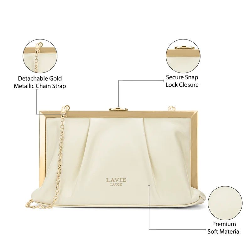 لافي حقيبة يد نسائية لافي لوكس  أوف وايت