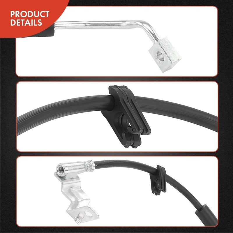 A-Premium Front Driver Brake Hydraulic Hose for Ford and Lincoln - Image 5