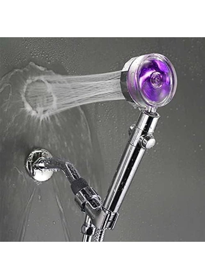 DANEEN DANEEN High Pressure Shower Head Sprayer with extra filter & Teflon, filtration System for Reduce Hair Loss, Boost Skin, Filter, Purify and Save Water (Purple)  - Image 2