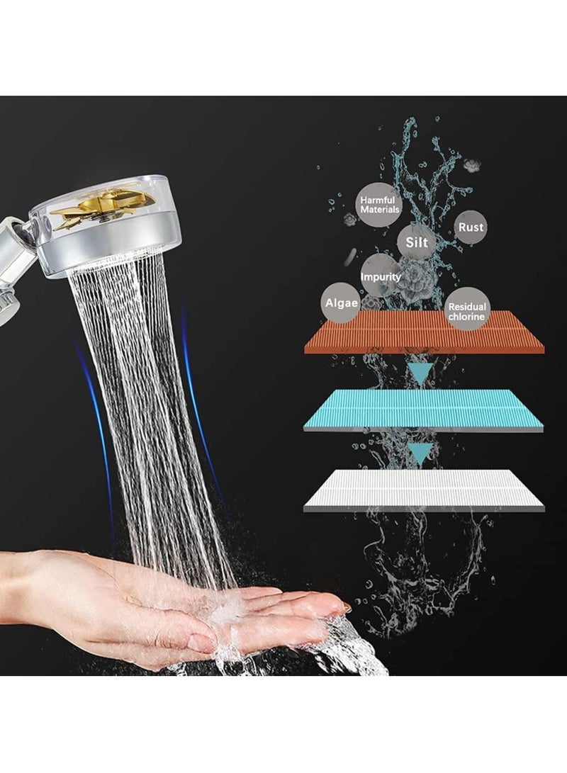 DANEEN DANEEN High Pressure Shower Head Sprayer with extra filter & Teflon, filtration System for Reduce Hair Loss, Boost Skin, Filter, Purify and Save Water (Purple)  - Image 5
