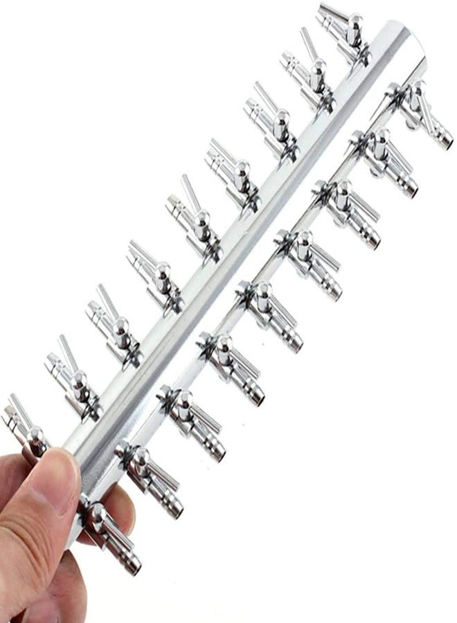 bnafes صمام هواء حوض السمك من BNAFES، مشعب خطي ذو 18 منفذًا، مضخة تدفق هواء، أنبوب موزع، صمام تحكم ذراع - Image 4