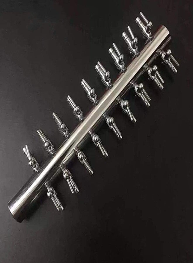 bnafes صمام هواء حوض السمك من BNAFES، مشعب خطي ذو 18 منفذًا، مضخة تدفق هواء، أنبوب موزع، صمام تحكم ذراع - Image 5