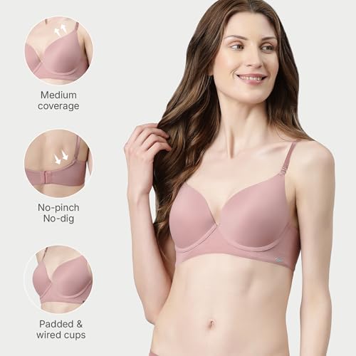 Enamor F114 Air Brush Push-Up Bra for Women- Medium Coverage, Padded and Wired - Image 3