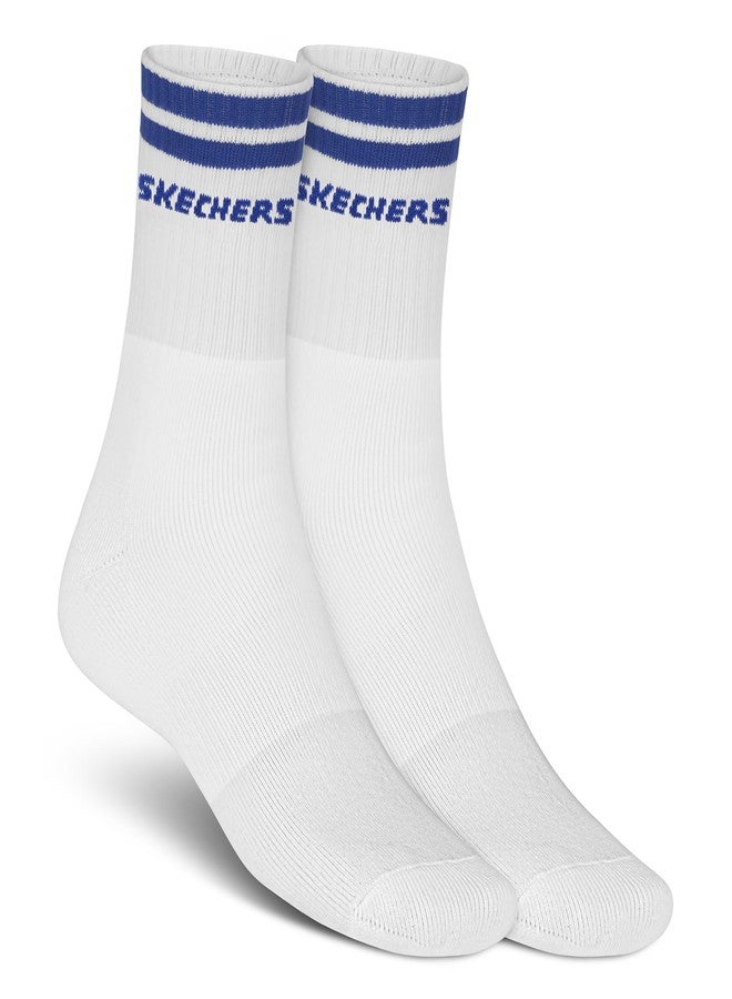 SKECHERS SOCKS - PACK OF 2 MENS FULL TERRY CREW - Image 3