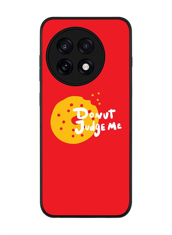 Stylizedd For OnePlus 13R / Ace 5 Pro Case,Slim fit Camera Protection, Shockproof Thin Phone cover  - Donut judge me