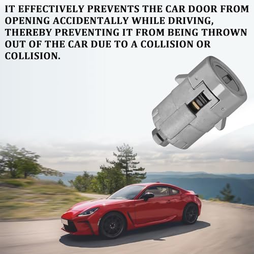 QKYS Car Lock Cylinder Set, 2 Doors Locks Cylinder with 2 Key, Automotive Door Locks Tumbler Front Left Right Door Lock Tumbler OEM#15298924, Car Accessories Compatible with Sierra 1500 2500 3500 - Image 5