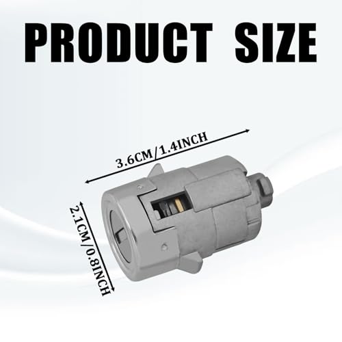 QKYS Car Lock Cylinder Set, 2 Doors Locks Cylinder with 2 Key, Automotive Door Locks Tumbler Front Left Right Door Lock Tumbler OEM#15298924, Car Accessories Compatible with Sierra 1500 2500 3500 - Image 2