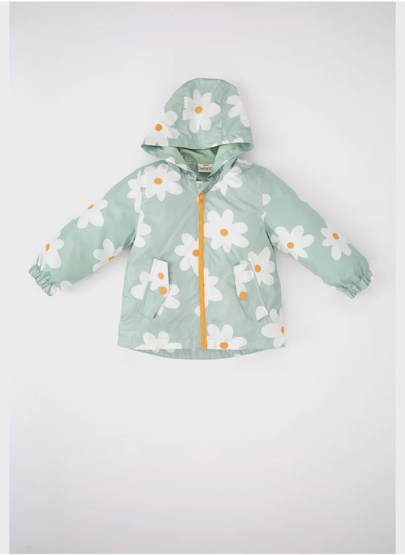 DeFacto Kids Floral Print Hoodie