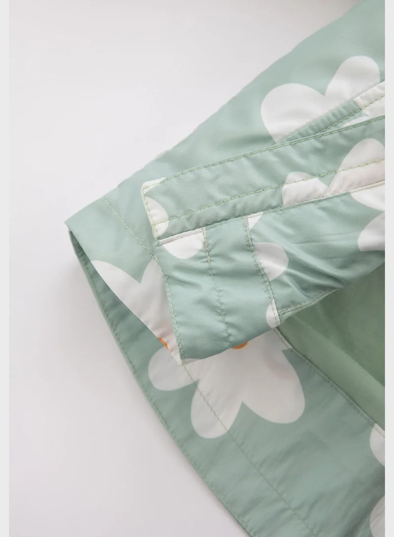 DeFacto Kids Floral Print Hoodie