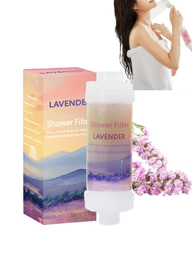 الإيمان بالعاطفة مرشح دش,مرشحات دش العطر,مرشحات دش مع العلاج بالروائح,فيتامين C مرشح دش,تخفيف المياه الصلبة,إزالة الكلور والفلوريد,العناية بالبشرة والشعر (اللافندر)  - Image 2