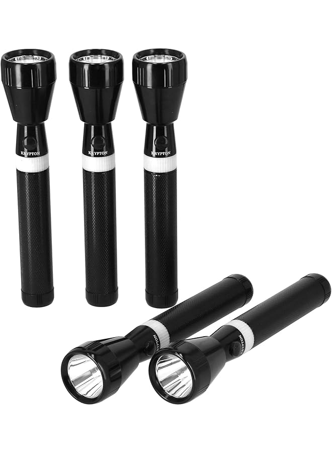 KRYPTON 5 In 1 Rechargeable Led Flash Light 1900Mah Battery Knfl5142 - Image 2