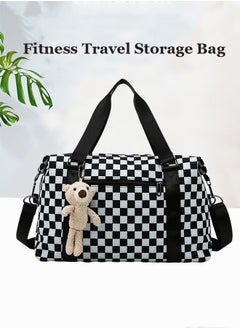MIXDE Functional Sports Fitness Handbag with Dry and Wet Separation Large Capacity Design Business Trip and Boarding Short Distance Travel Bag  - Image 1