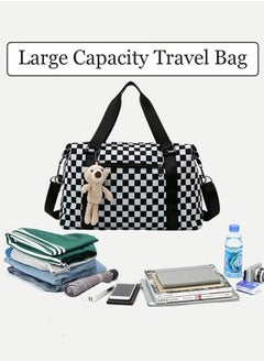 MIXDE Functional Sports Fitness Handbag with Dry and Wet Separation Large Capacity Design Business Trip and Boarding Short Distance Travel Bag  - Image 3