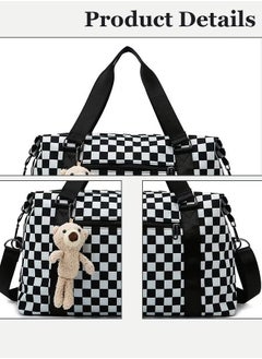 MIXDE Functional Sports Fitness Handbag with Dry and Wet Separation Large Capacity Design Business Trip and Boarding Short Distance Travel Bag  - Image 2