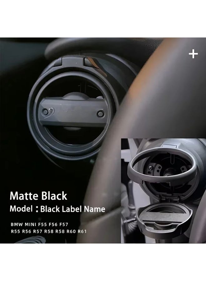 Vierex Car Multifunctional Cup Holder for MINI Cooper F55 F56 F57 & R55–R61 – Air Vent Mounted, Anti-Slip & Anti-Drop Drink Organizer – Durable Premium Car Interior Accessory - Image 1