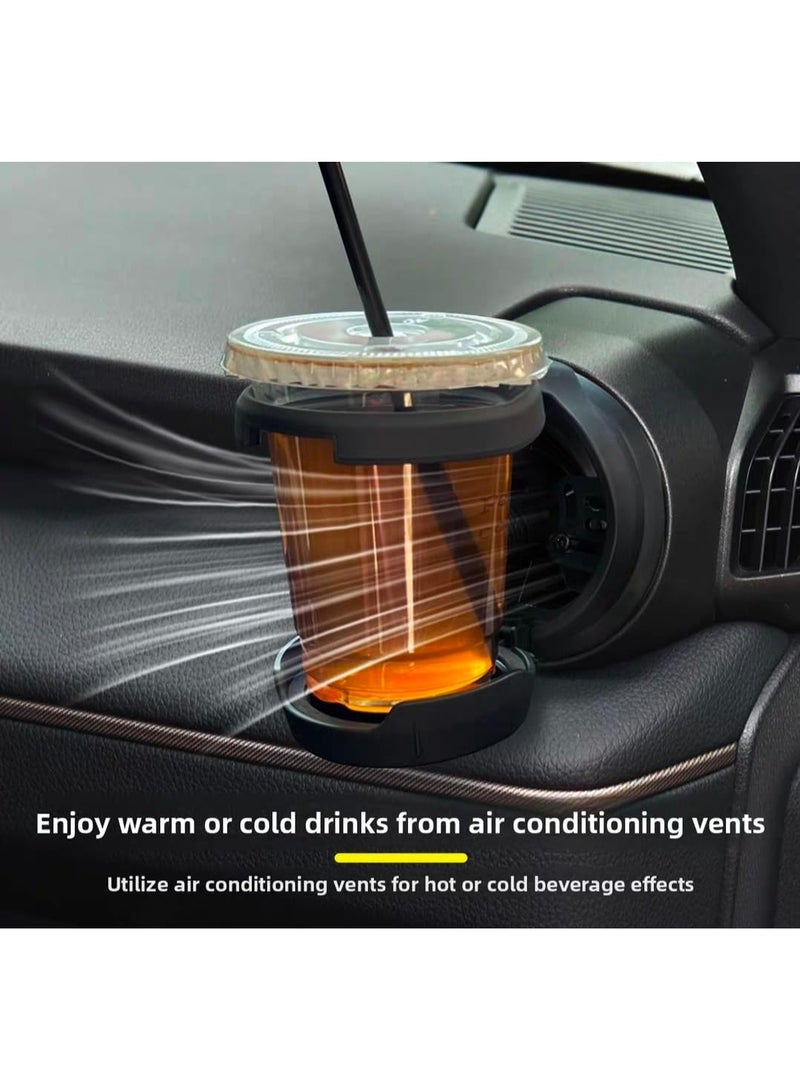 Vierex Car Multifunctional Cup Holder for MINI Cooper F55 F56 F57 & R55–R61 – Air Vent Mounted, Anti-Slip & Anti-Drop Drink Organizer – Durable Premium Car Interior Accessory - Image 4