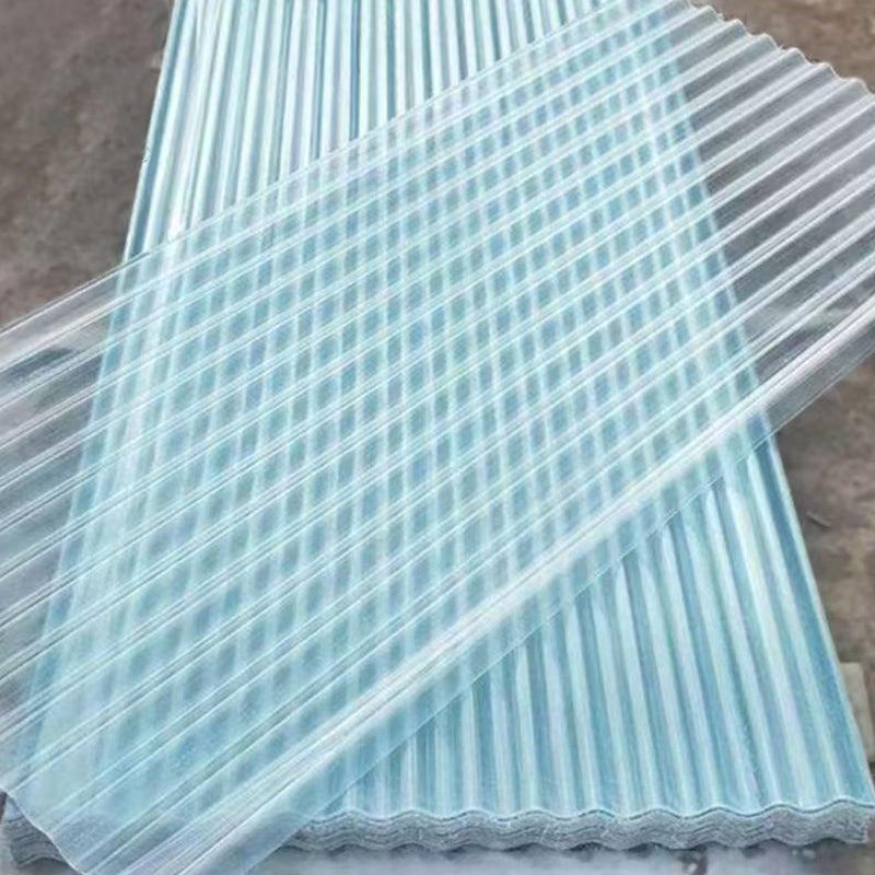 ZOUXIKOU Clear Polycarbonate Roofing Sheet, Splicable Corrugated Plastic UV Resistant Greenhouse Shed Canopy, Transparent Insulation Day Lighting Panels, Easy Cut Covering Panel (Transparent, 3.28'x32.8') - Image 1