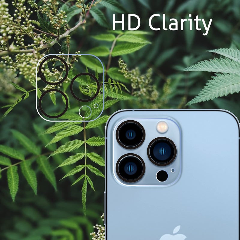 Ailun 2Pack Privacy Screen Protector for iPhone 13 Pro [6.1 inch Display] + 2 Pack Camera Lens Protector, Anti Spy Private Tempered Glass Film,[9H Hardness] - HD - Image 3