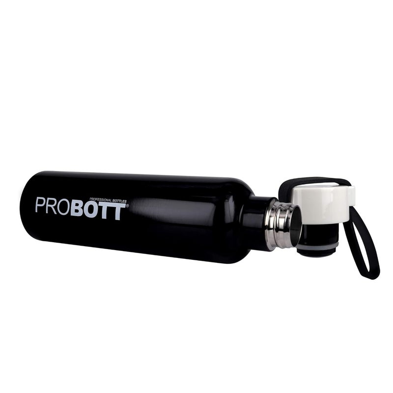 PROBOTT Probott Bang 750 ml Thermosteel Vacuum Insulated Double Walled Flask, Stainless Steel Water Bottle, Black | Screw Cap | Hot and Cold | Leakproof | Water, Tea, Coffee, Gym, College, Office, Travel  - Image 3