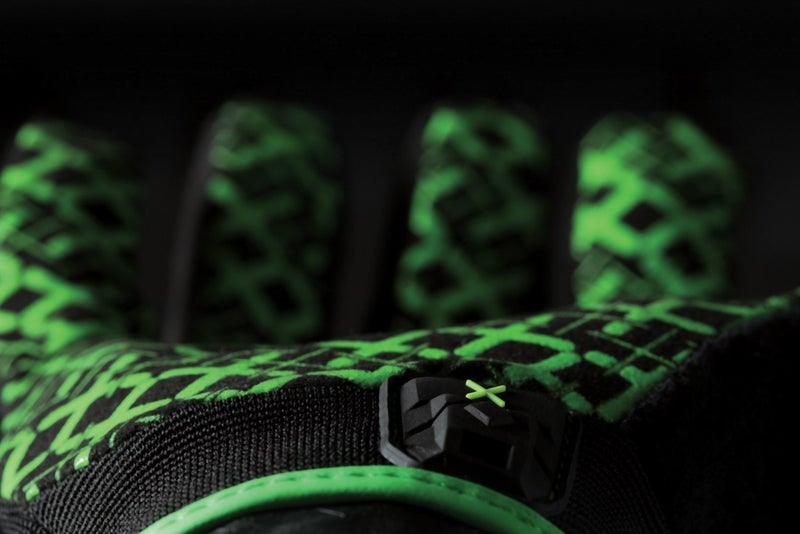 Ironclad EXO Motor Grip Glove, Work Gloves, Silicone-Infused Grip, (1 Pair), EXO2-MGG-03-M,Black & Green - Image 3